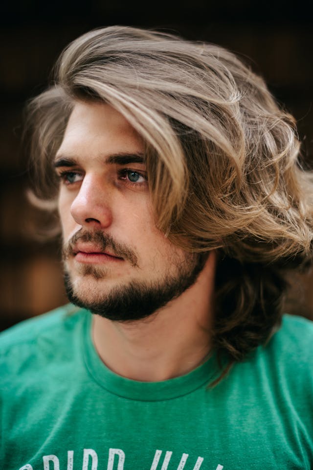 male hair model